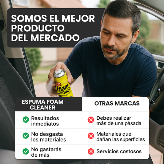 2 X 1 SOLO POR HOY: Foam Cleaner - Limpiador de tapiz para tu auto